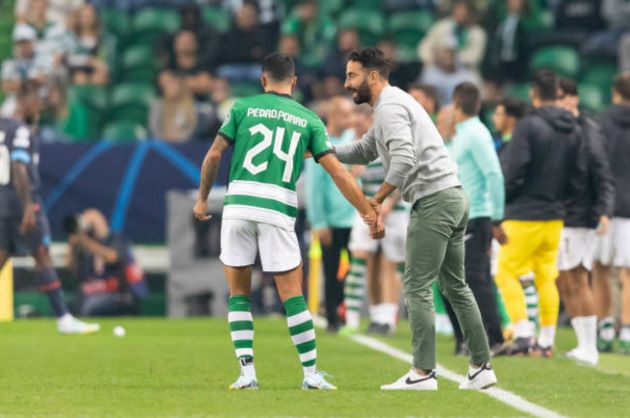 Porro (trái) từng làm việc dưới trướng Amorim (phải).